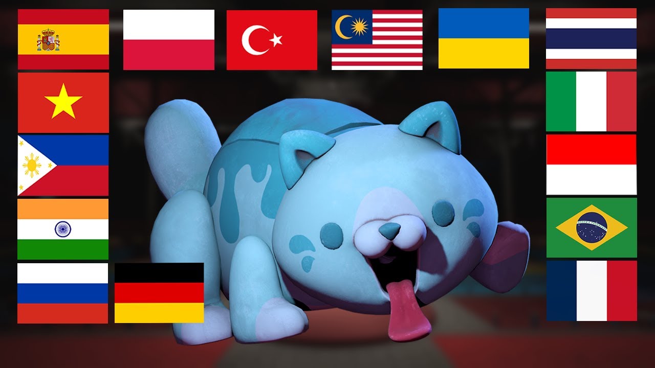 Candy Cat на разных языках ​
