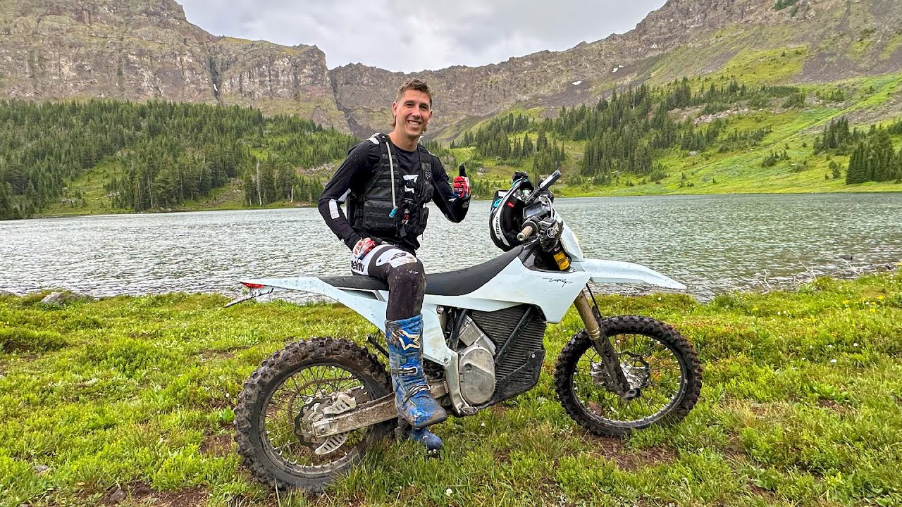Riding the Stark Varg EX to an Incredible Alpine Lake!