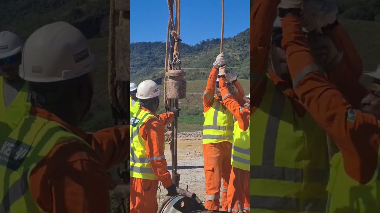 Sondagem SPT #engcivil #obra #obrasubesta&ccedil;&atilde;o  #sondagem #geotecnia #riodasostrasrj