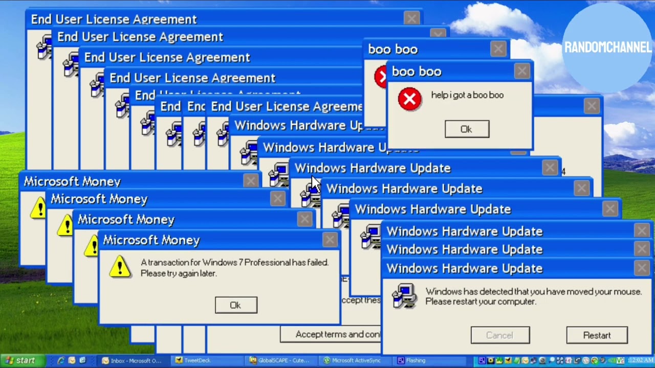 Random Channel Windows Crazy Errror Battle