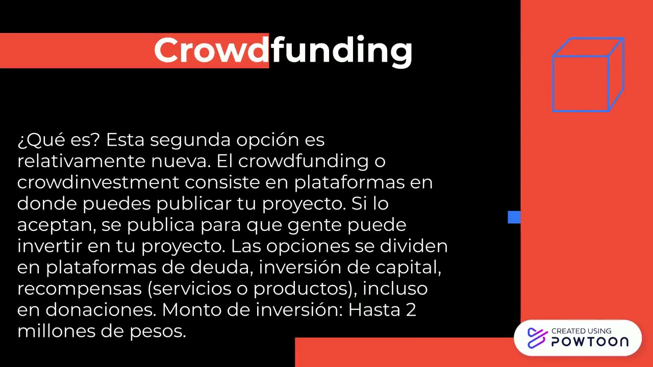 programas de financiamiento gubernamental