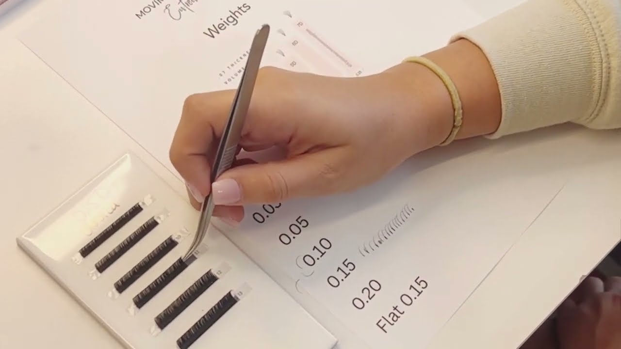PRACTICA PARA PRINCIPIANTES CURSO EXTENSIONES DE PESTAÑAS