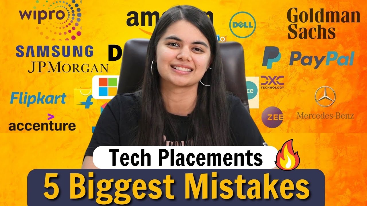 5 Biggest Placement Mistakes students must avoid | Tech Internships & Placements