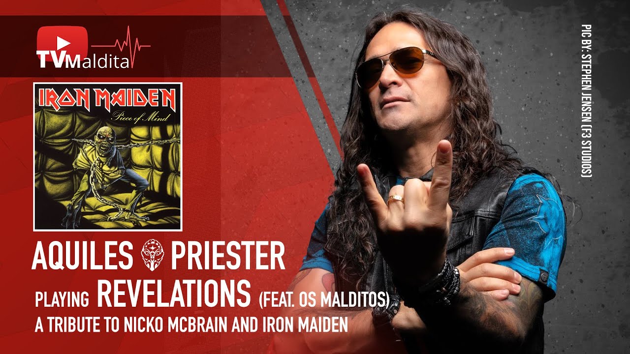 TVMaldita Presents: Aquiles Priester playing Revelations (Iron Maiden) - Feat Os Malditos