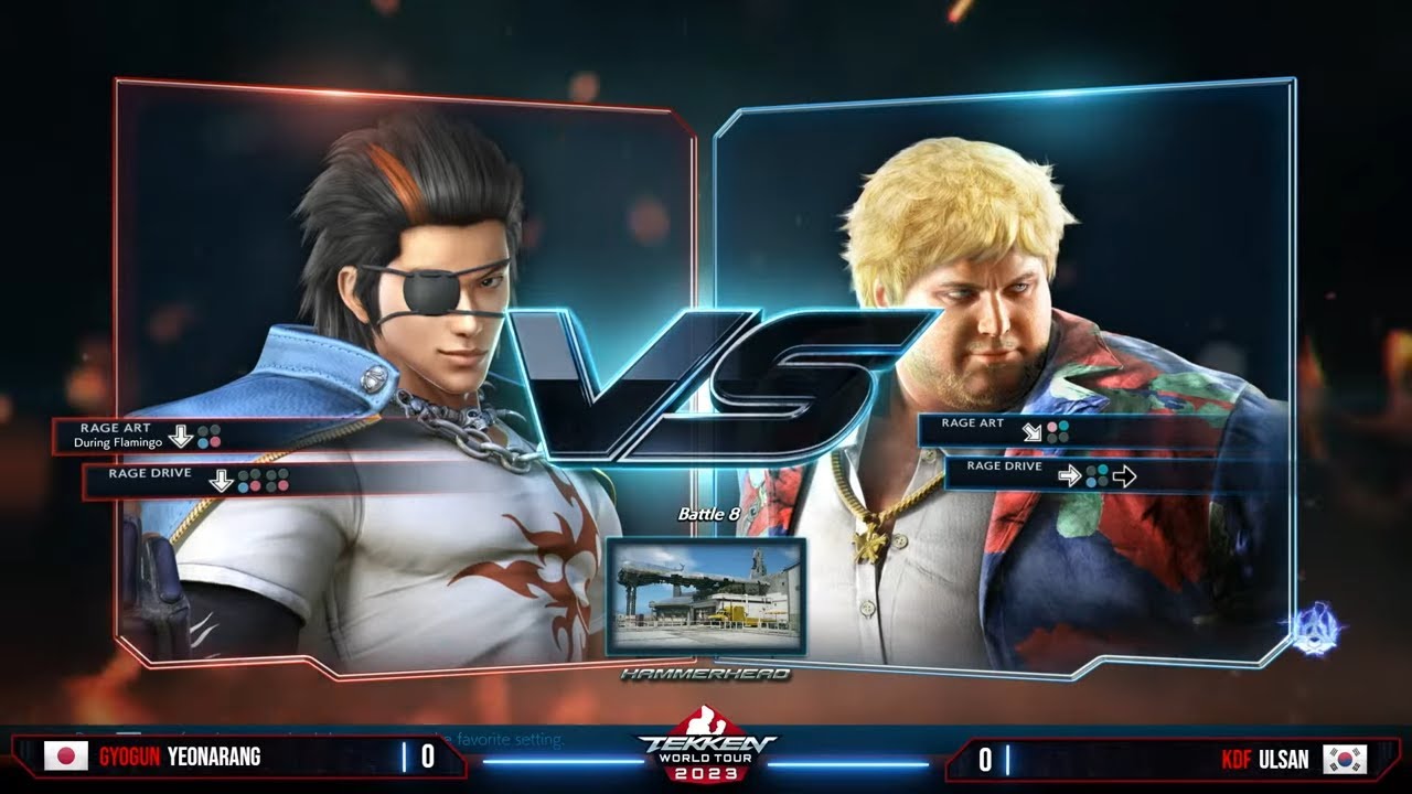 Yeonarang (Hwoarang) vs. Ulsan (Bob/Kazumi) 2023 TWT Masters - REV Major 2023: Winners Final