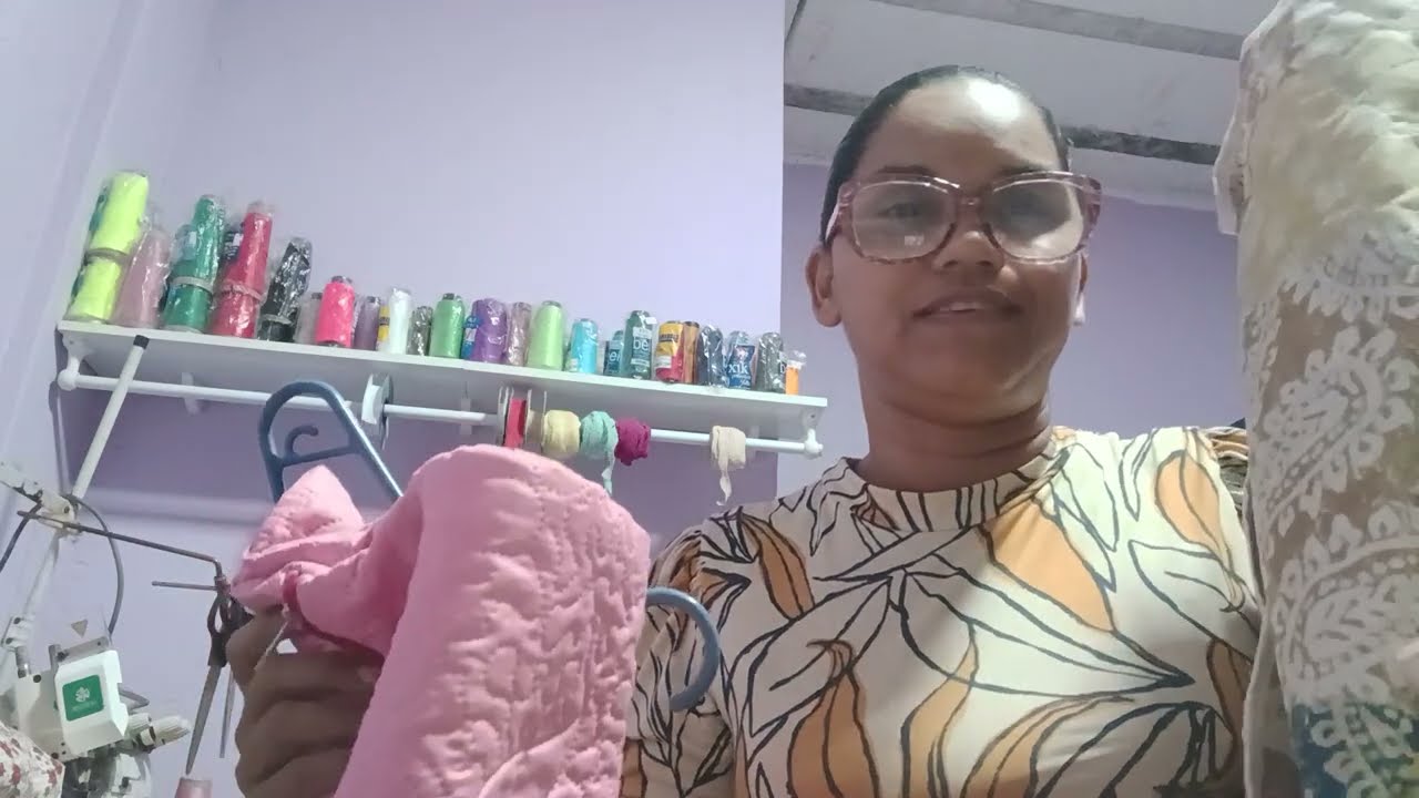 Costureira olha só esa colcha de cama de matelassê