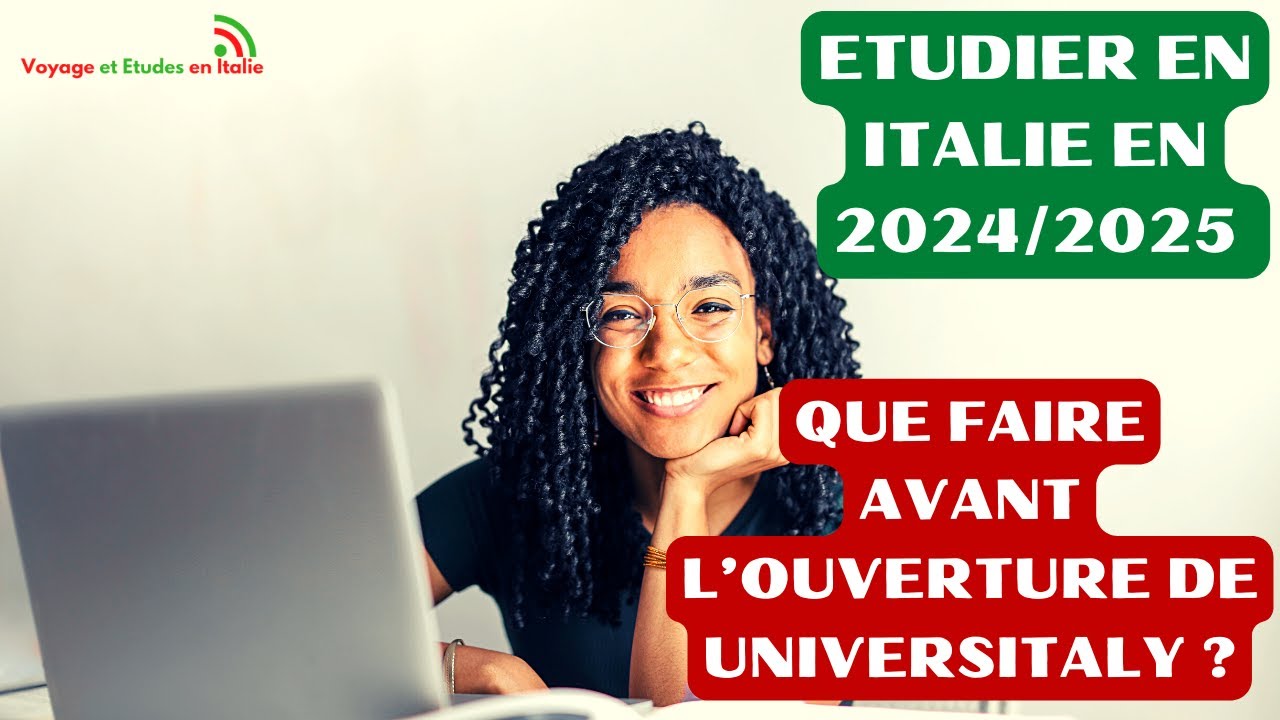Procédure pour étudier en Italie en 2024/2025. Que faire en attendant le lancement de UNIVERSITALY ?