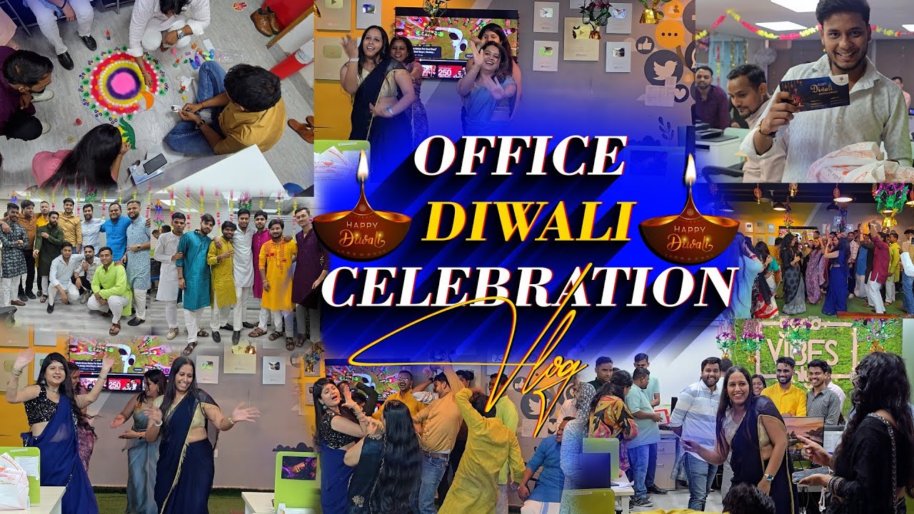 Office Diwali 2025 Celebration Vlog | Amazing Moments & Celebration | Dance & Fun 🤩