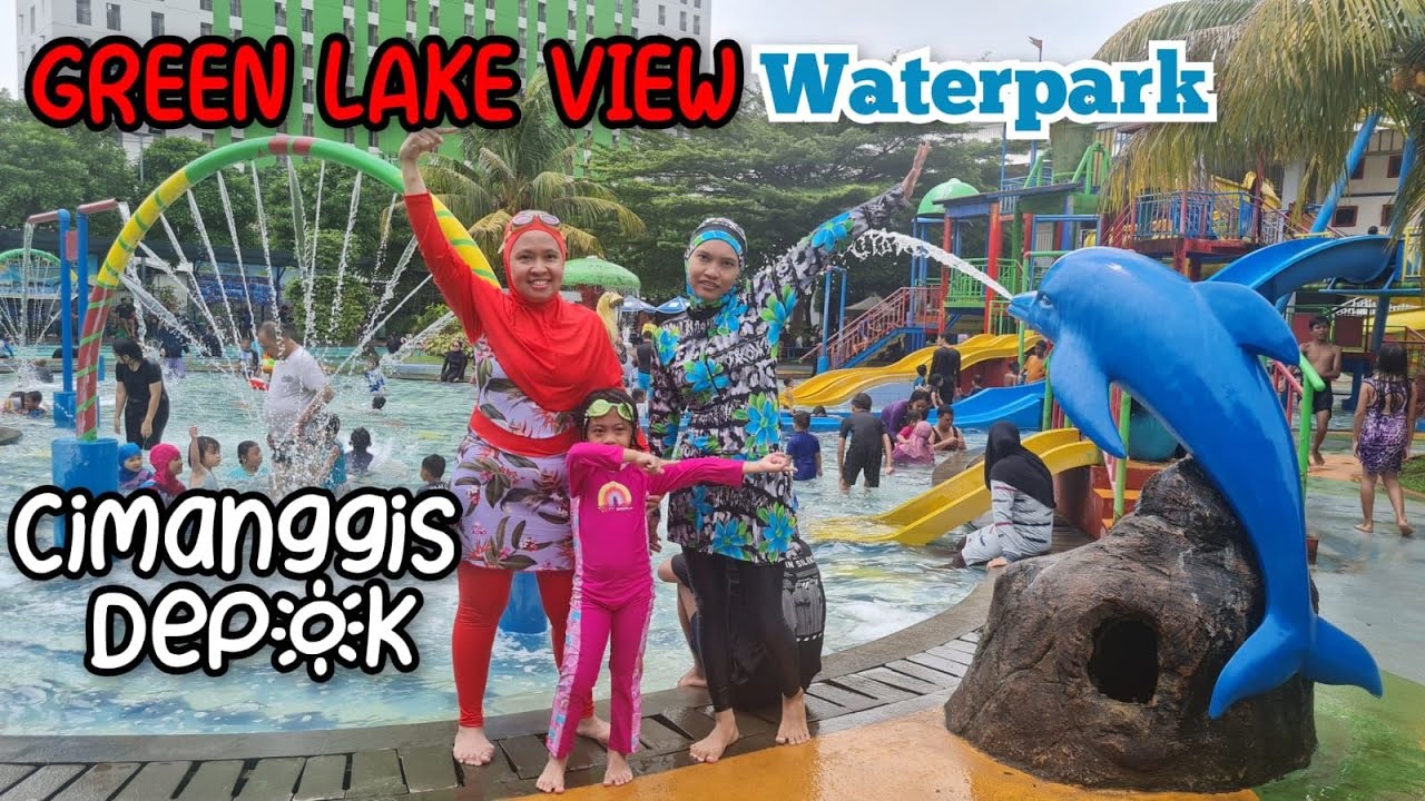 Seru Seruan di Green Lake View Waterpark Cimanggis Depok || Bermain Air Sambil Kulineran