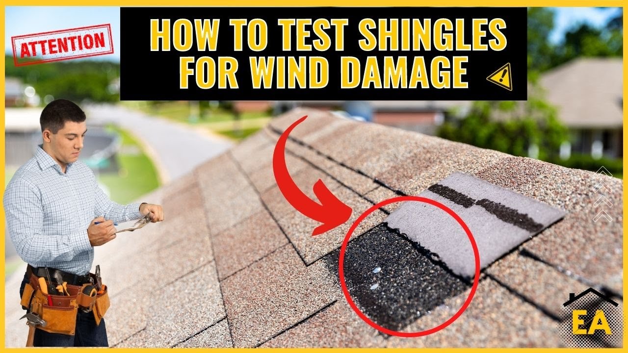 How to test for a Wind Damaged Shingle