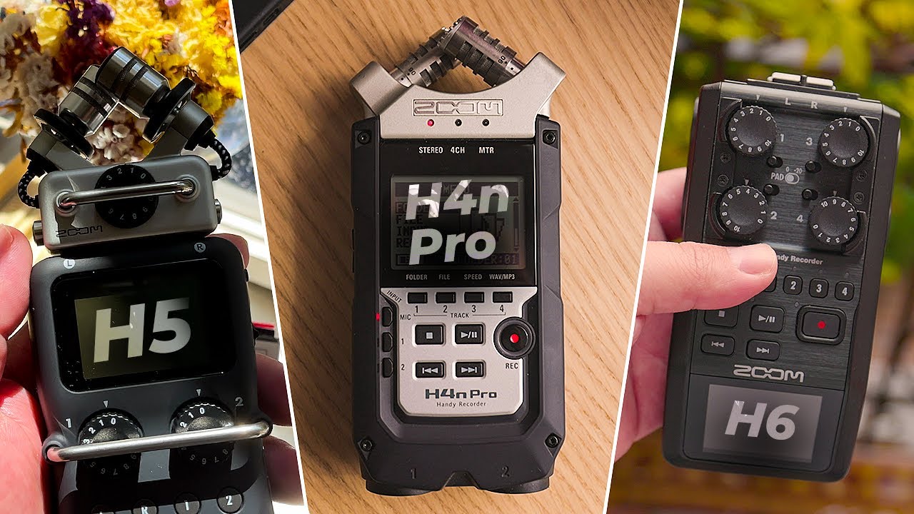Который? Zoom H4n Pro, H5 или H6? Сравнение портативных рекордеров Zoom