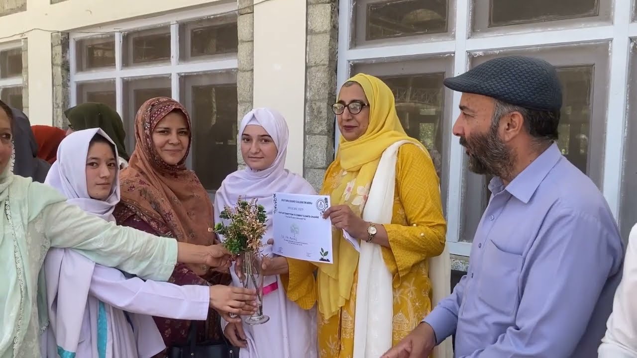 Plants & Art Competition at Girls Degree College Skardu | Showcasing Creativity & Nat