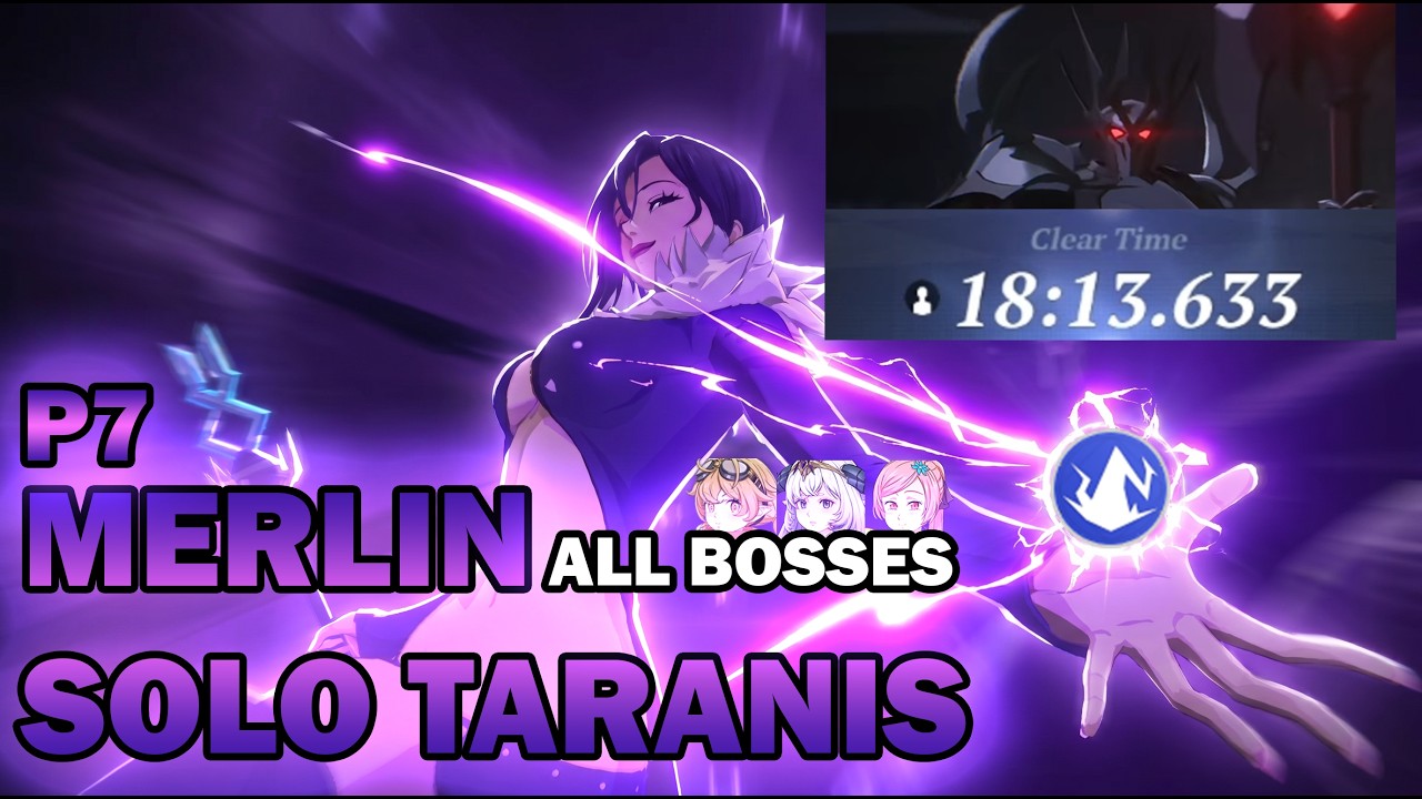 WAND MERLIN ⚡ SOLO TARANIS RAID ALL BOSSES | 7DS: Origin