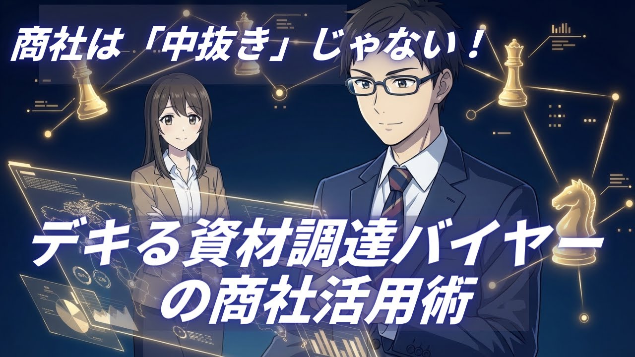 資材調達 商社は「中抜き」じゃない！デキるバイヤーの活用術 ラジオ対談風