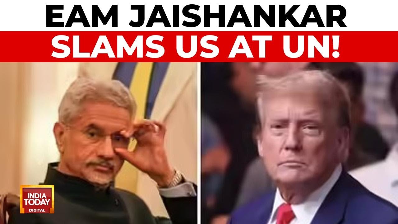 EAM S. Jaishankar Slams US's 'Double Standards' On Russian Oil Purchases At UN | India Today News