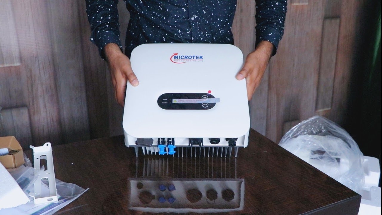 Microtek 5kw [ GTI Solar Inverter ]..? Unboxing, Features & Price..?