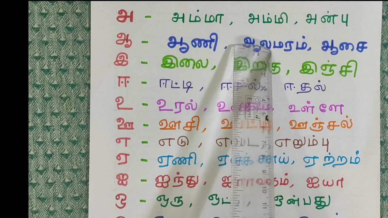 Learn tamil 