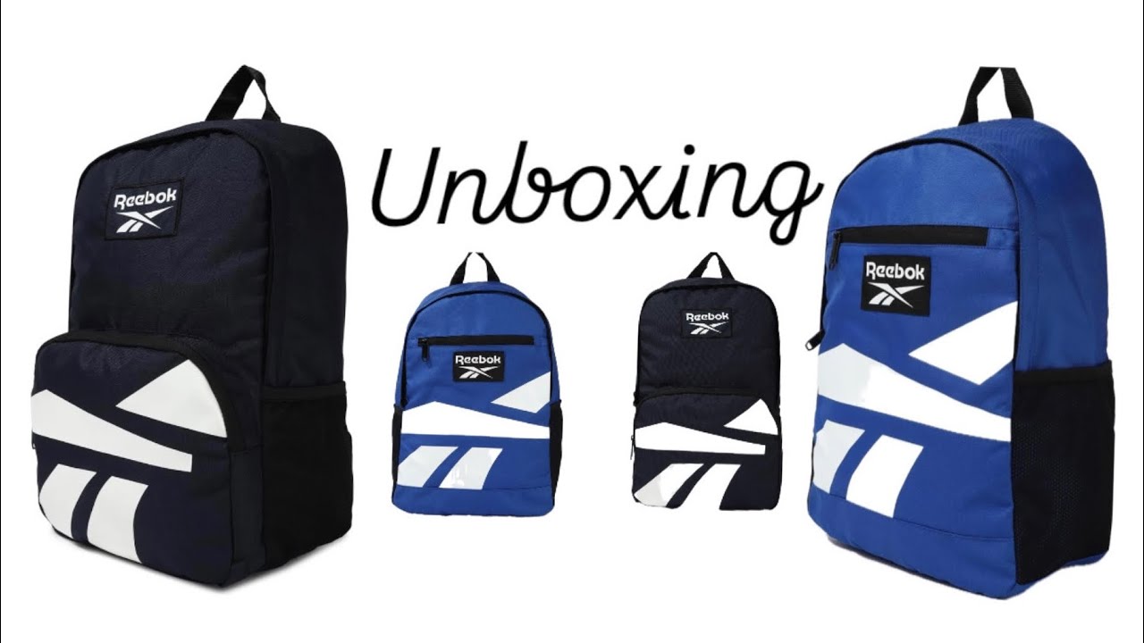 ASMR Unboxing Reebok men’s bagpack 🎒😍