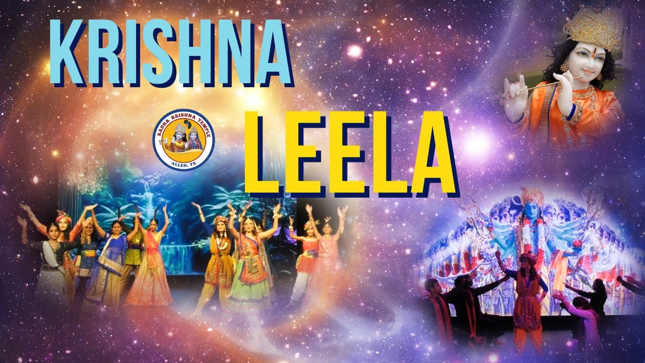 Krishna Leela Dance l Radha Krishna Temple of Dallas l Swami Mukundananda l Janmashtami 2023