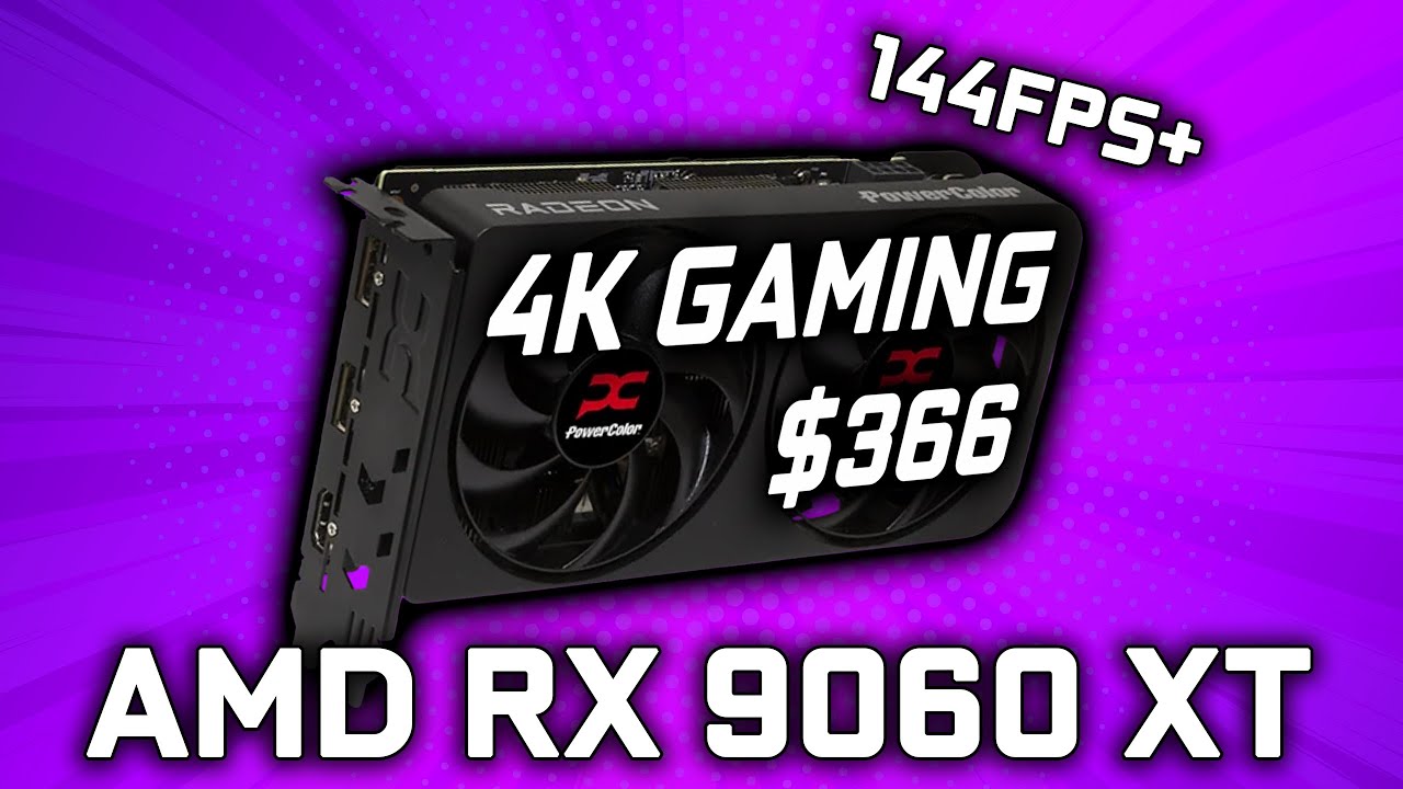 Игры в разрешении 4K на RX 9060 XT…