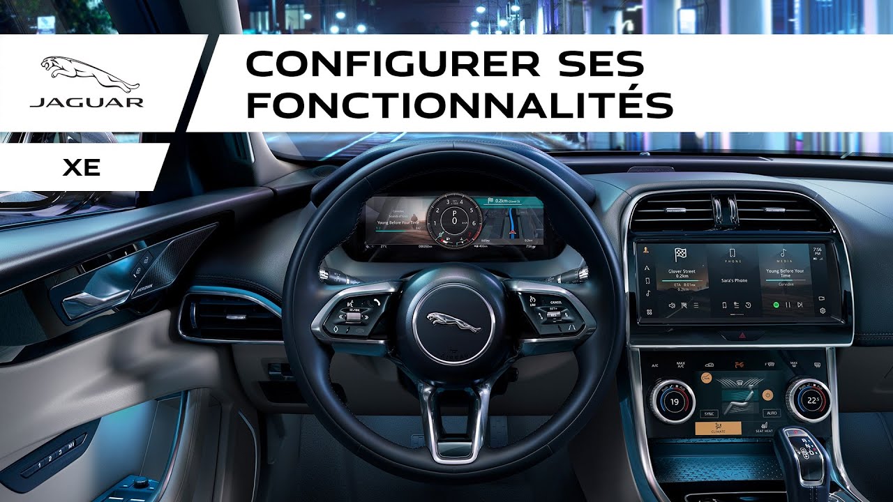 Jaguar XE : configurer ses fonctionnalités | Ma Jaguar