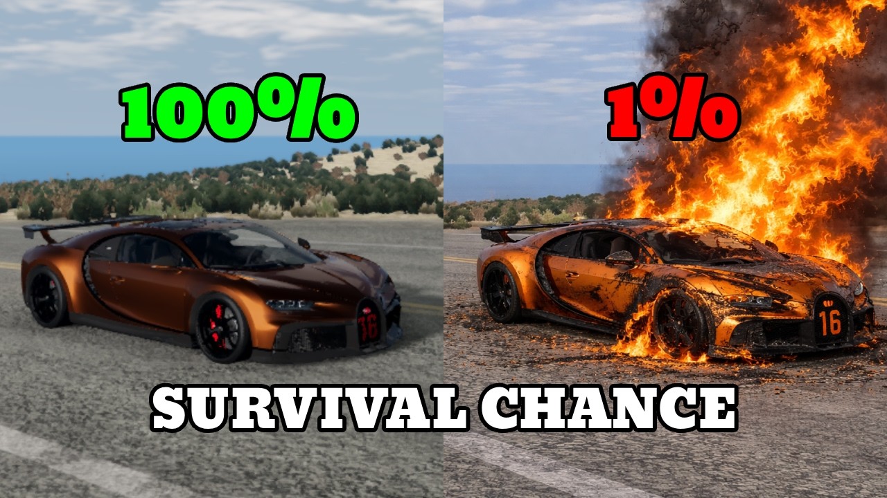 Realistic Crash Survival Chances | BeamNG.drive