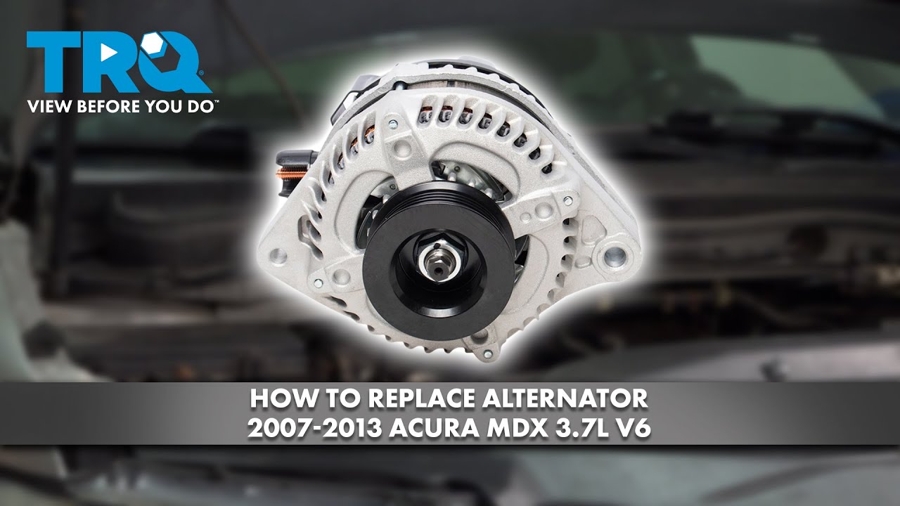 How to Replace Alternator 2007-2013 Acura MDX 3.7L V6