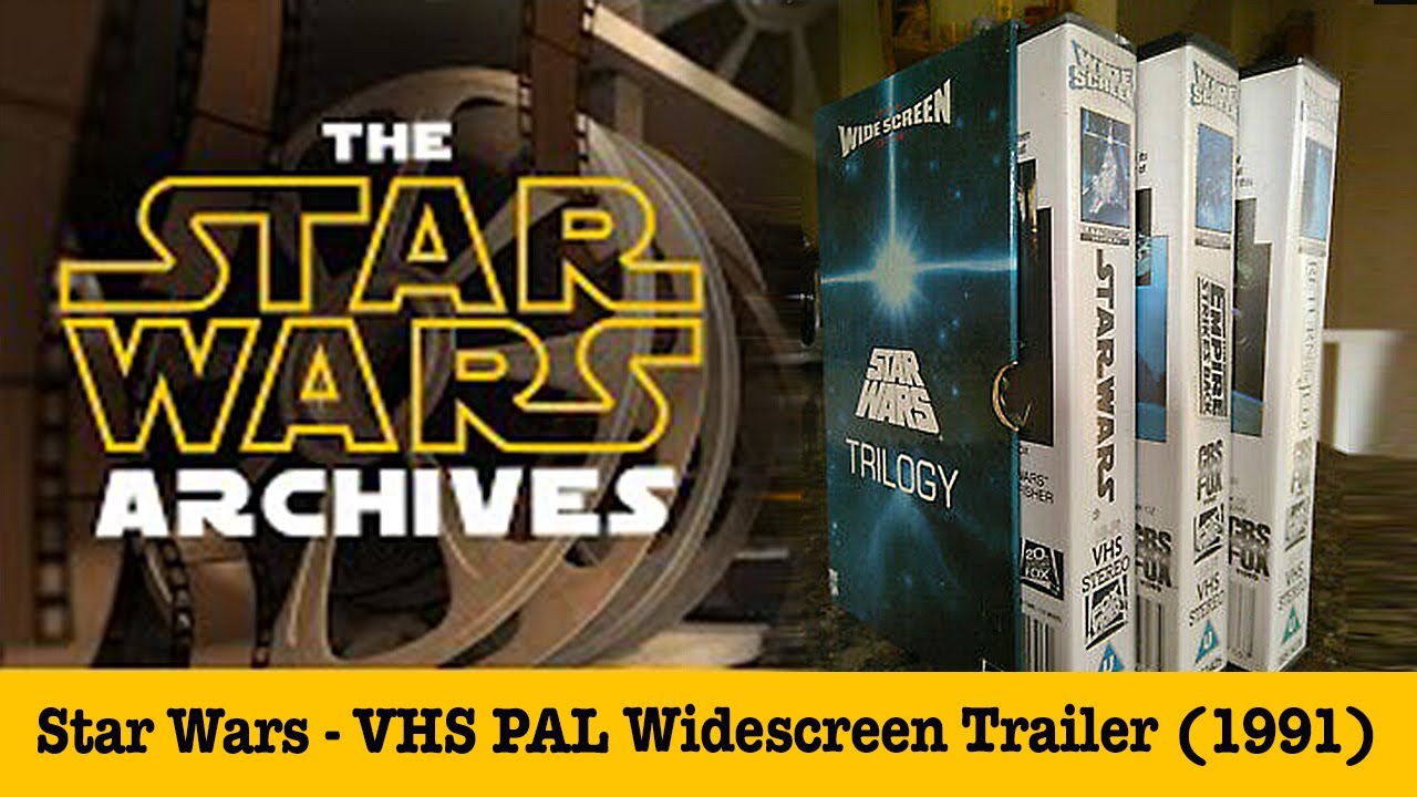 Star Wars - VHS PAL Widescreen Trailer (1991)
