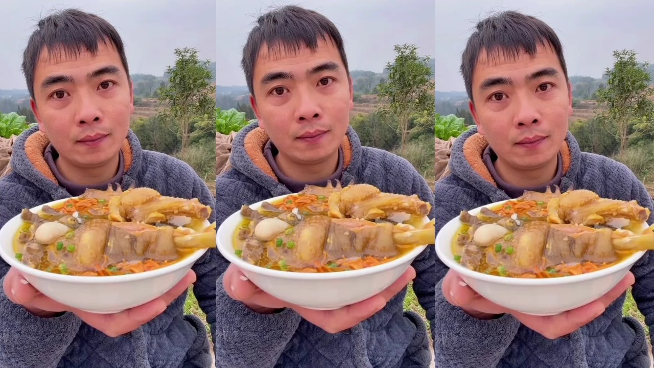 Rural Food | Satisfying Eating Chicken Soup 🍲 Home Cooking Eating Show