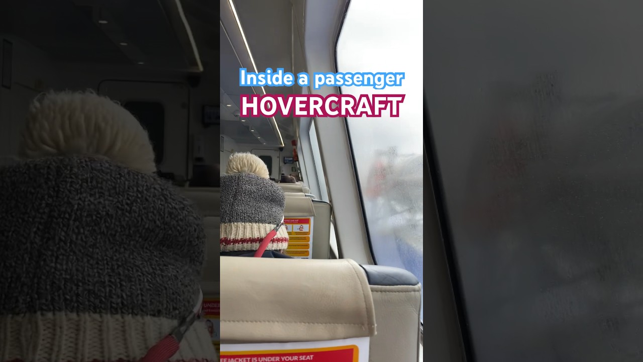 I took a HOVERCRAFT in stormy weather! #hovercraft #flightreview #cruisereview