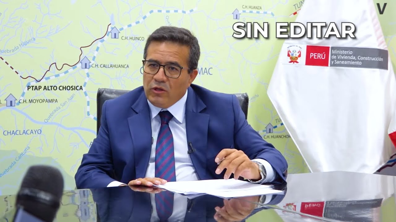 Hugo Fernando Obando Concha, presidente del Directorio de Sedapal, en entrevista con Cuarto Poder