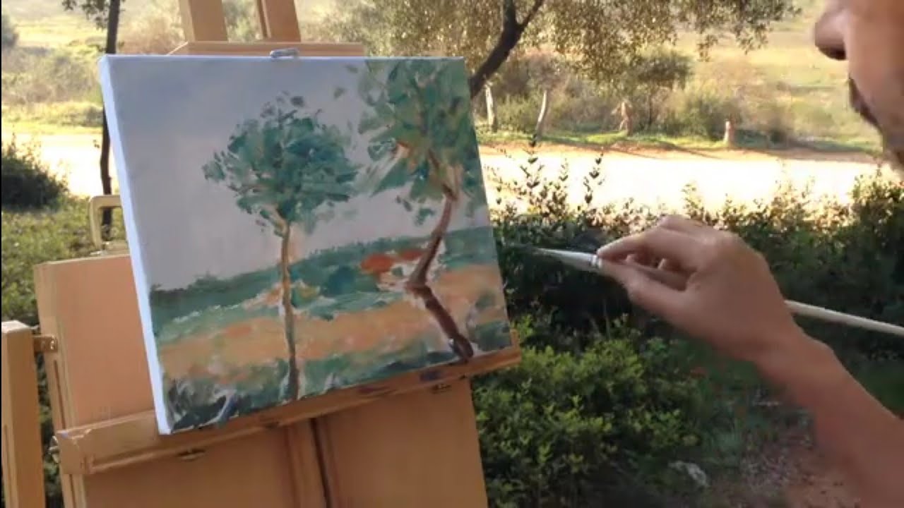 Plein Air Oil Painting – Paysages sur le Vif #pleinairpainting #peinturealhuile #artistepeintre