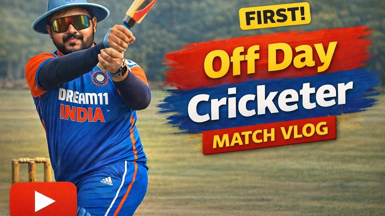 My First Cricket Vlog | Off Day Cricketer 🏏 | Sunday Match”@RM_GamingUniverse 