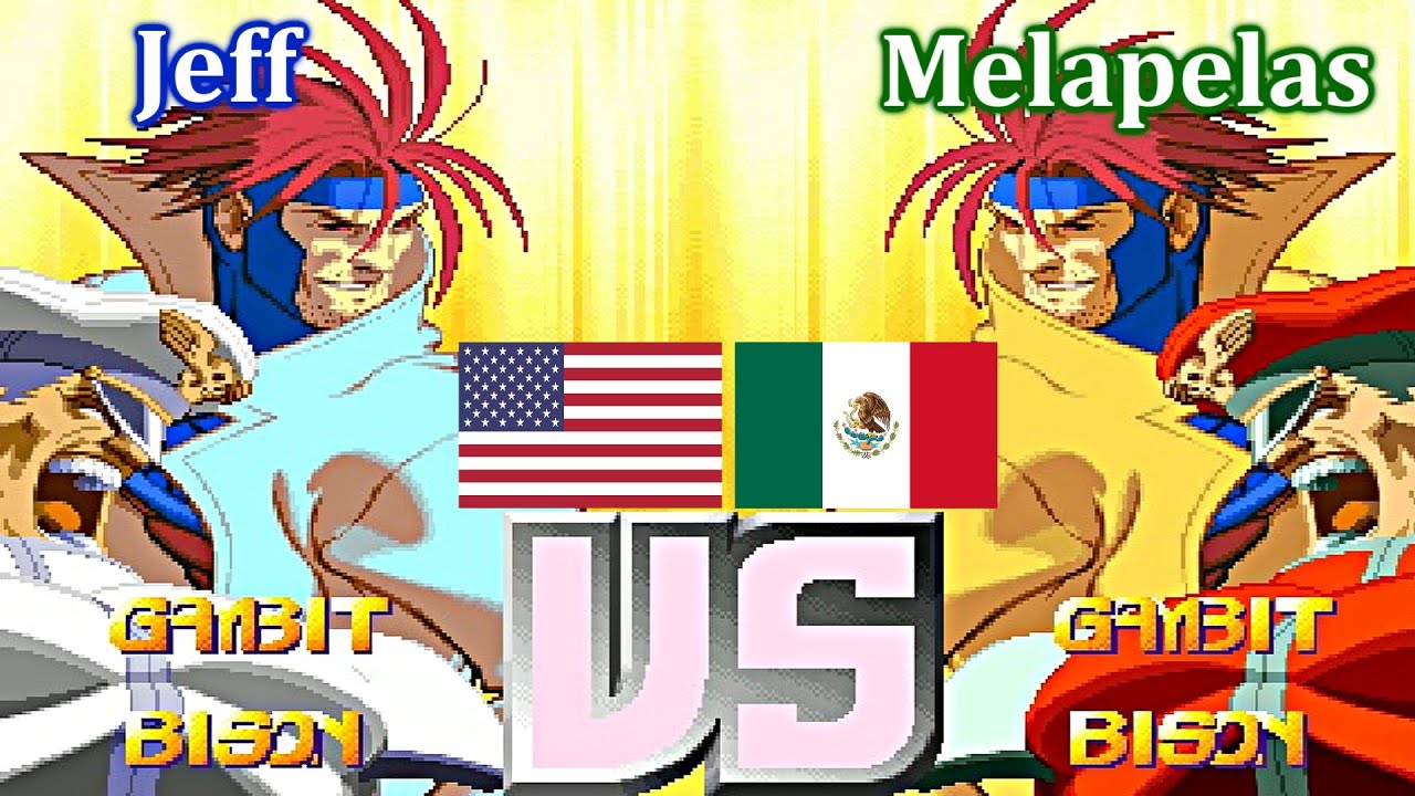 X-Men Vs. Street Fighter - Jeff vs Melapelas