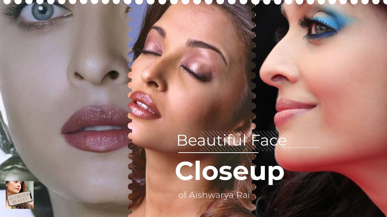 Aishwarya Rai Beautiful Face vertical video HD | Nose Lips Close up