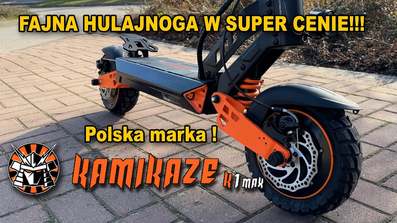 KAMIKAZE K1 MAX. HIT ROKU 2025? Już nie będziesz chciał kupić hulajnogi KuKirin