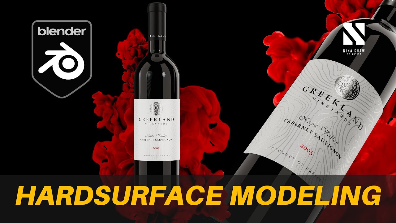 Wine Bottle | My complete Workflow to Creating CG Products in Blender
