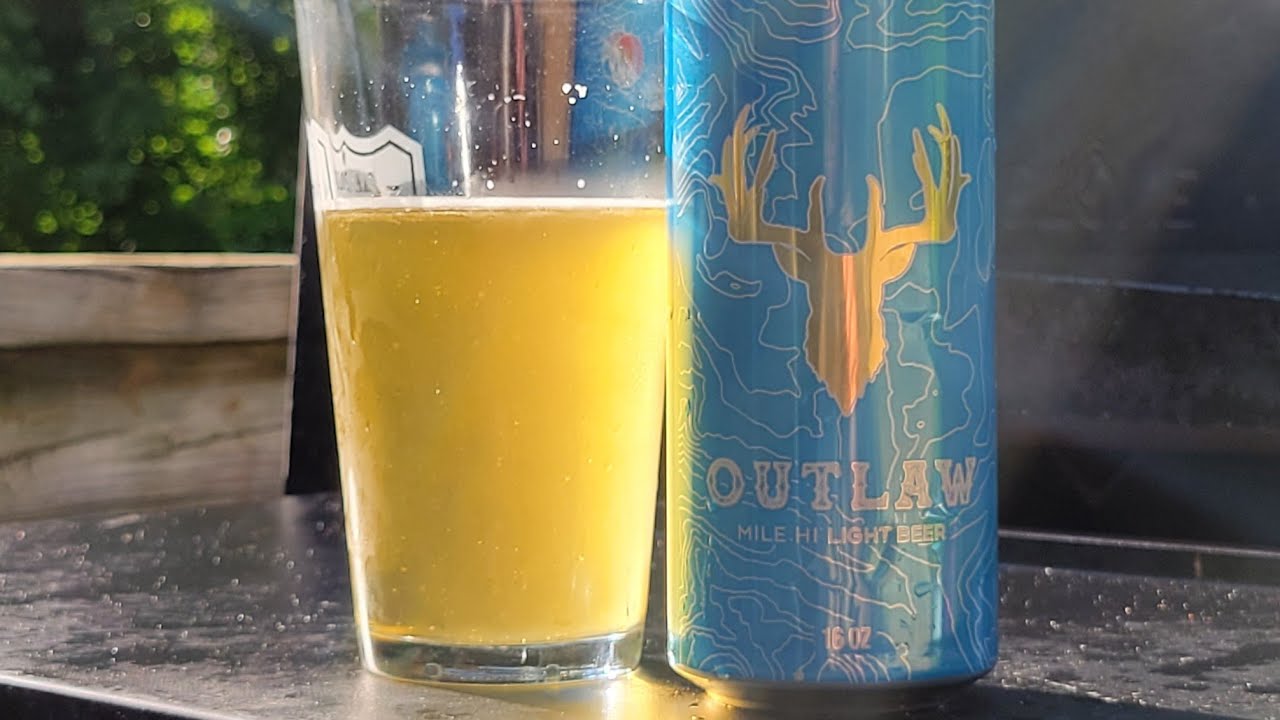 Outlaw Mile High Light Beer Review// The Malted Gentleman// Tivoli Brewing Company