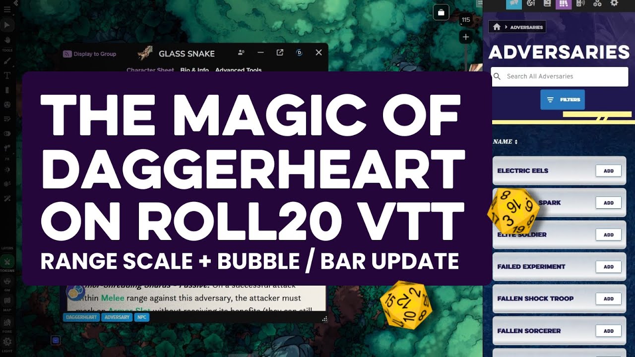 Две новые функции | Daggerheart на Roll20 VTT