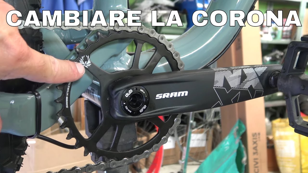 COME CAMBIARE LA CORONA DELLA MTB SULLA GUARNITURA SRAM NX