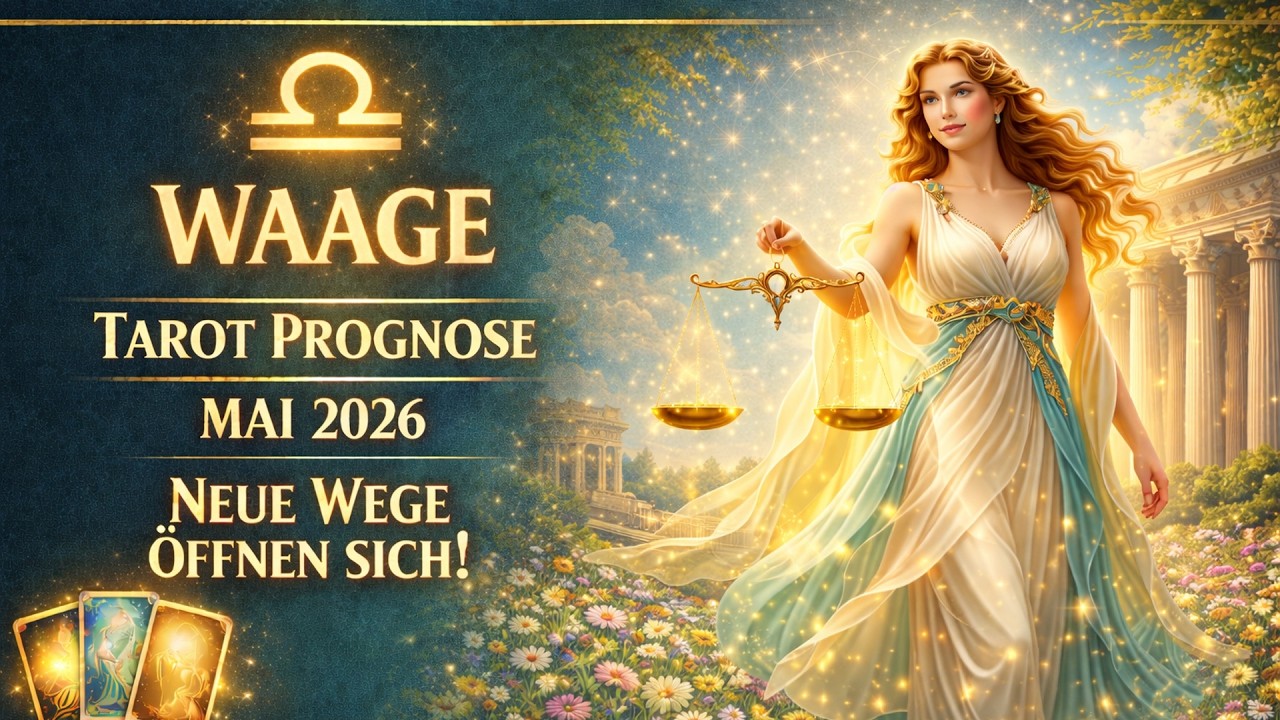 ❤️WAAGE ♎ MAI 2026: Balance, Harmonie & Schicksalswahl! ✨ TAROT-PROGNOSE ✨ TRIFFT EIN! 💯