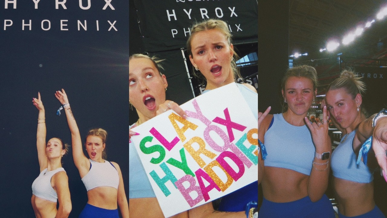 HYROX PHX- BEST DAY EVER! Racing doubles with my sister!!!