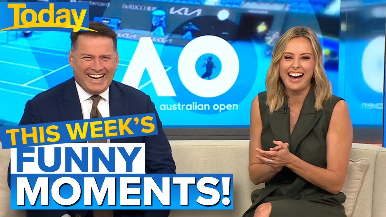 FUNNY moments of the week: Nick Kyrgios, Tones and I, Live TV bloopers! | Today Show Australia