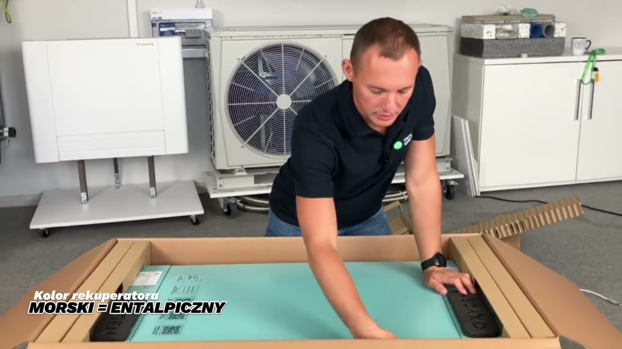 Rekuperator OXYGEN X-AIR C200E! Unboxing!