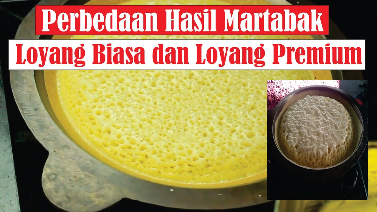 Perbedaan Hasil Martabak Loyang Biasa dan Premium