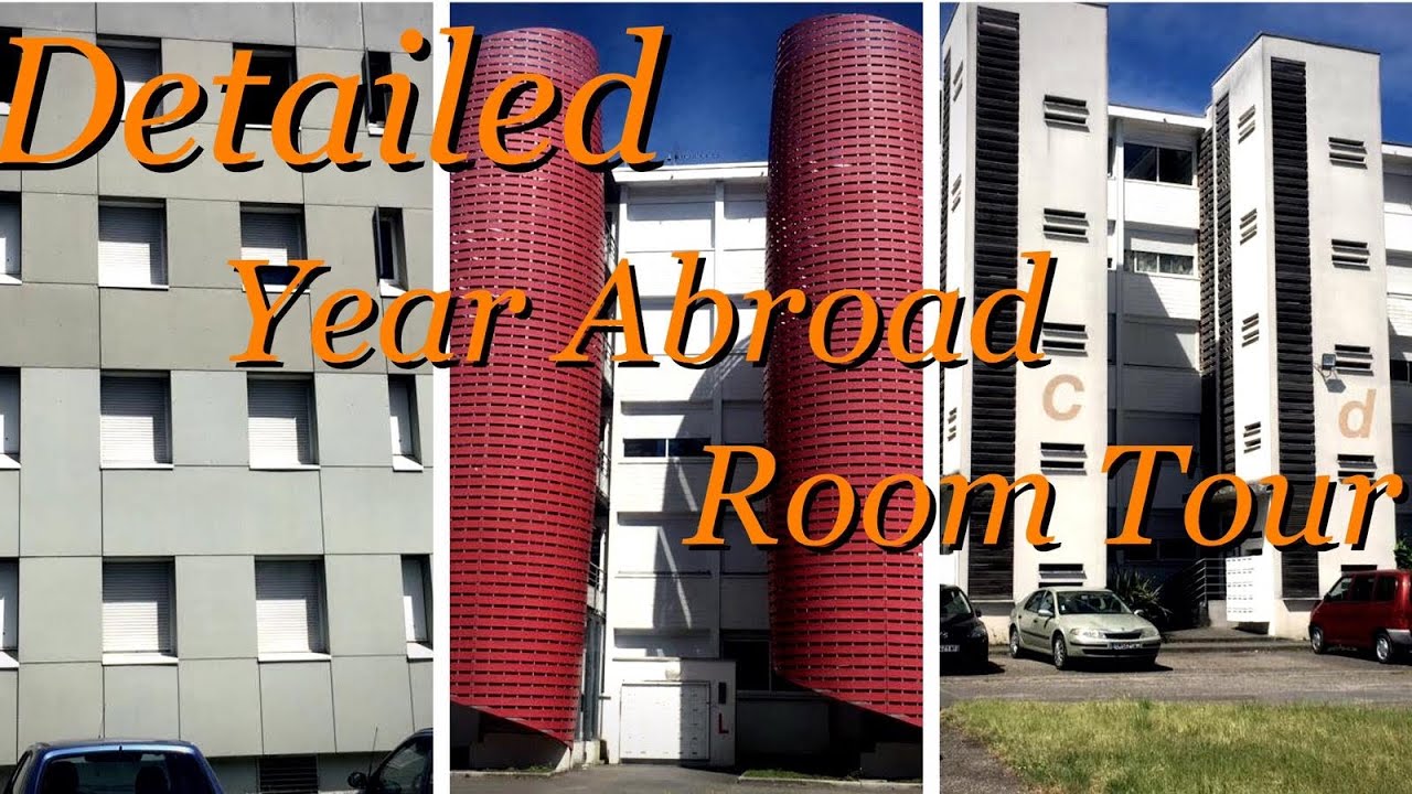 DETAILED YEAR ABROAD ROOM TOUR//FRANCE BORDEAUX🇫🇷(..CROUS )