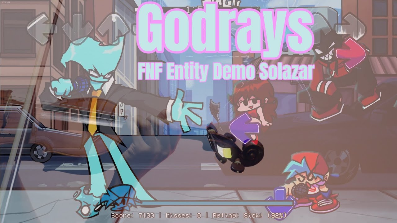 FNF Entity Demo Solazar - Godrays - Violin Cover