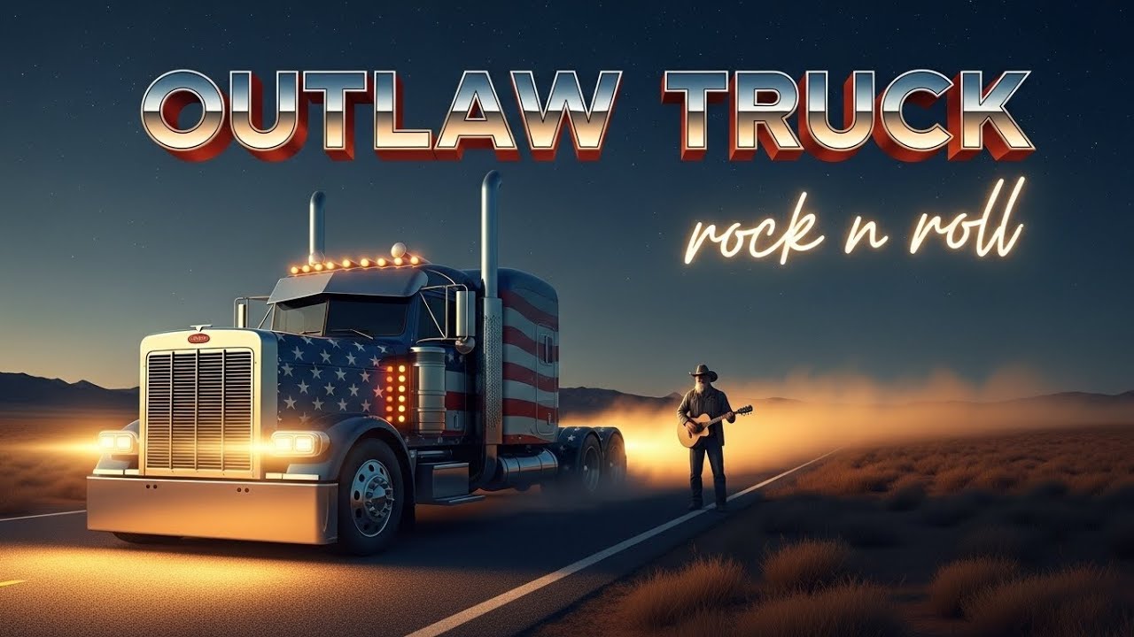 Midnight Truck Drive Music | Outlaw Country Rock 