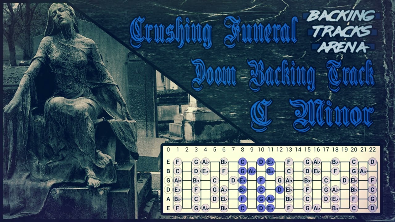 Crushing Funeral Doom Backing Track | C Minor 60 BPM