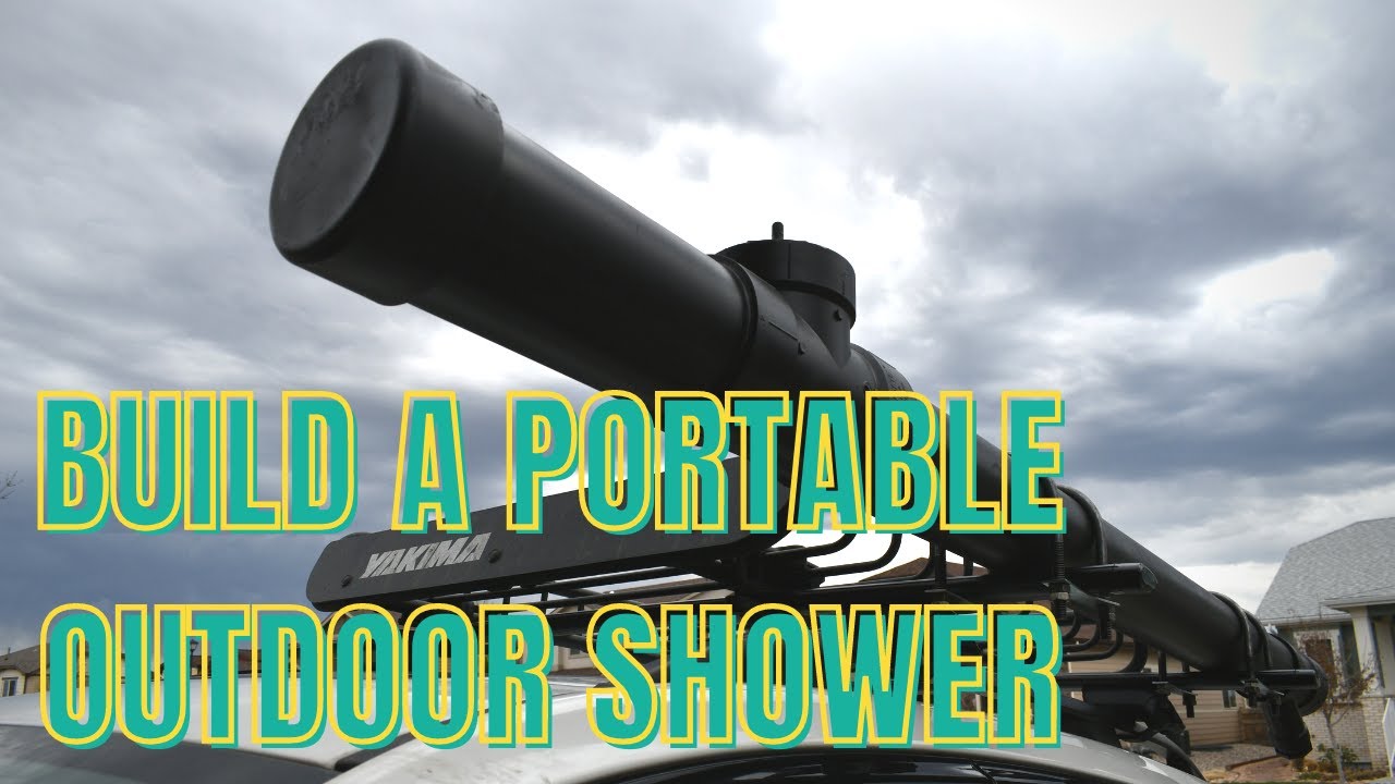 $100 DIY Portable Outdoor, Solar Heated, and Pressurized ABS Shower for Outdoor Life & Camping